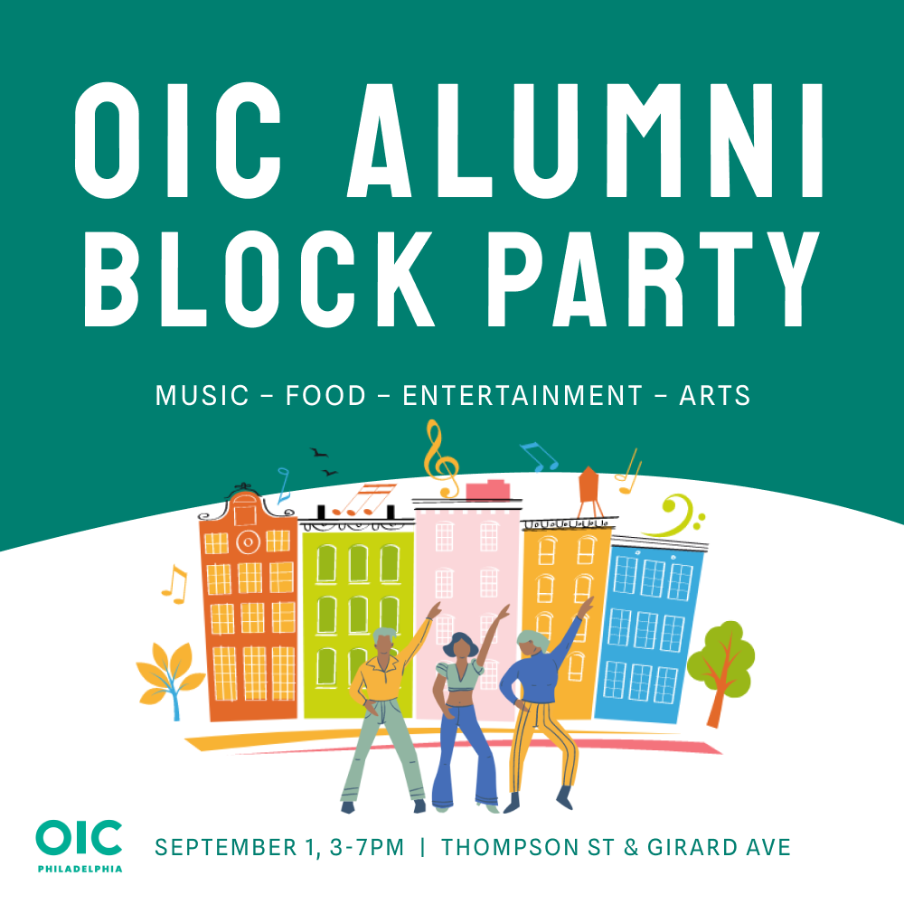OIC Alumni Block Party event flyer
