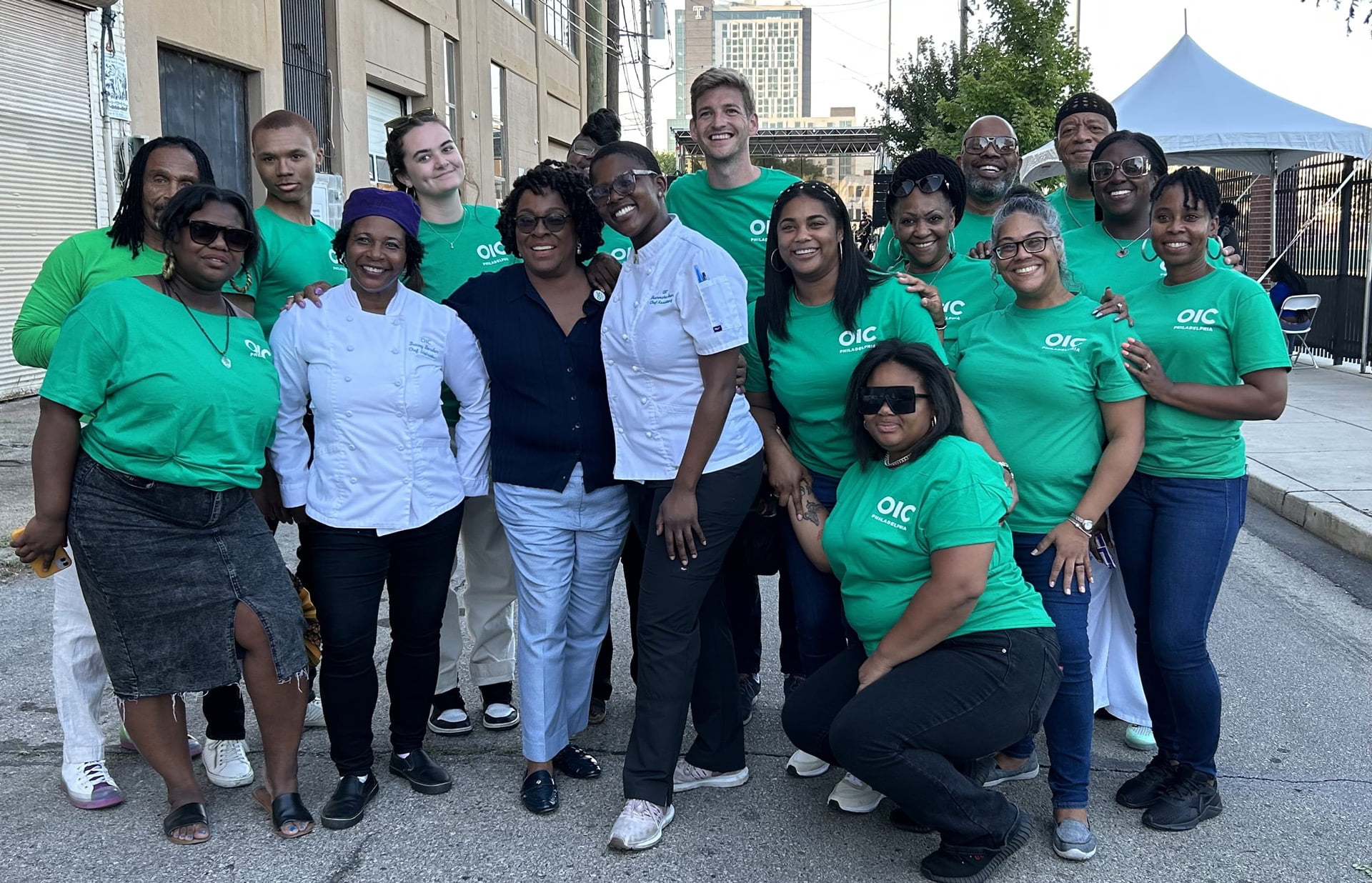 OIC Philadelphia Team during 2023 Summer Block Party
